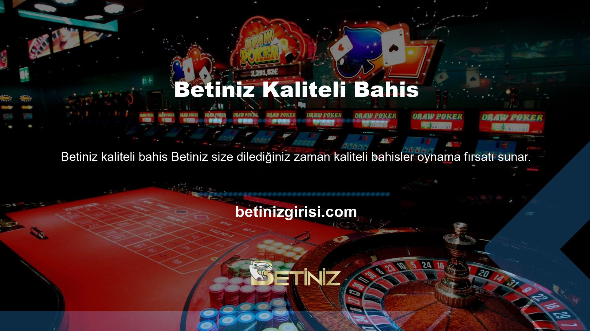 Yıllar içinde Betiniz kullanıcıları için güvenilir altyapısı ve özgün konsepti ile dünya çapında tanınan bir platform haline gelmiştir